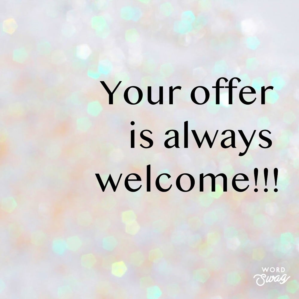 Use the “Make An Offer” button!!!